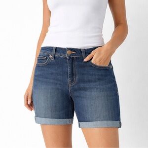 Denizen Levi’s Bermuda Denim Shorts Size 18 W34 Stretch Cuffed Jean Shorts
